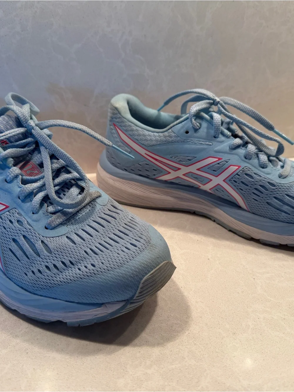 Asics light blue women's running shoe size 6.5 or 37.5